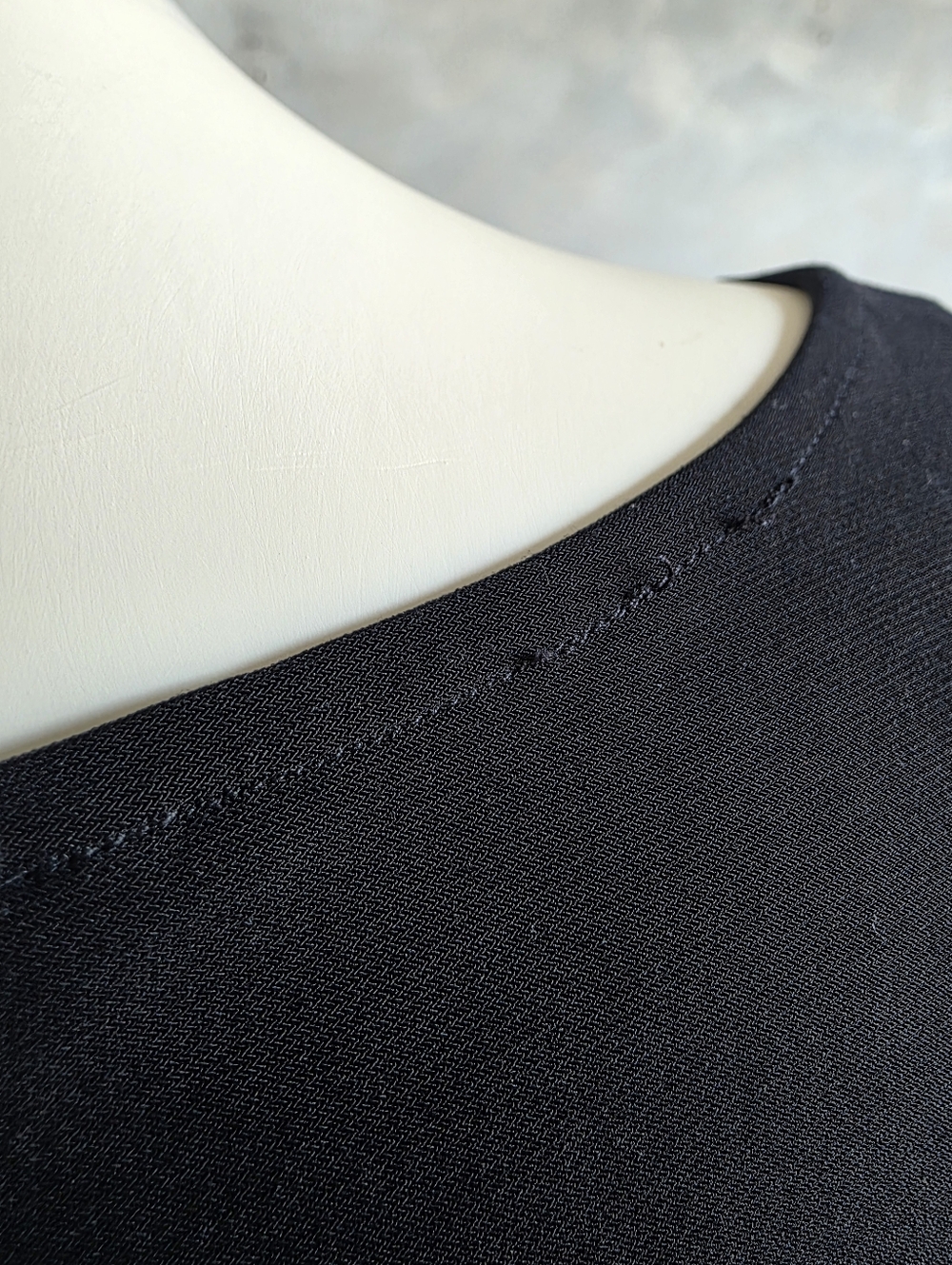 Norma Kamali Sleeveless Tie-Waist Black Jersey Dress Size M Womens - Picture 6 of 12